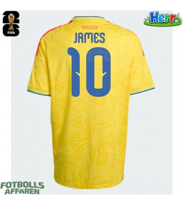 Colombia James Rodriguez #10 Hemmatröja VM 2026 Kortärmad